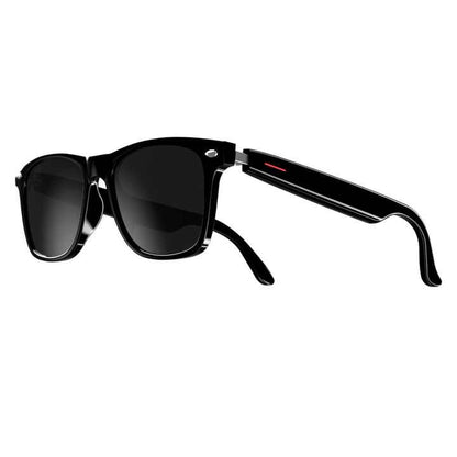 Classic Black Dash Sunglasses with AI Voice Assistant