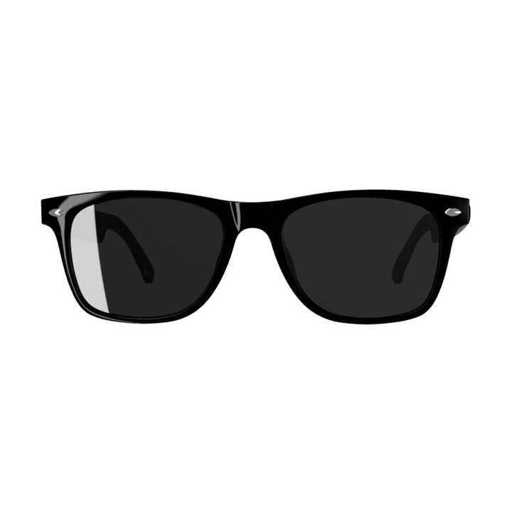 Classic Black Dash Sunglasses with AI Voice Assistant